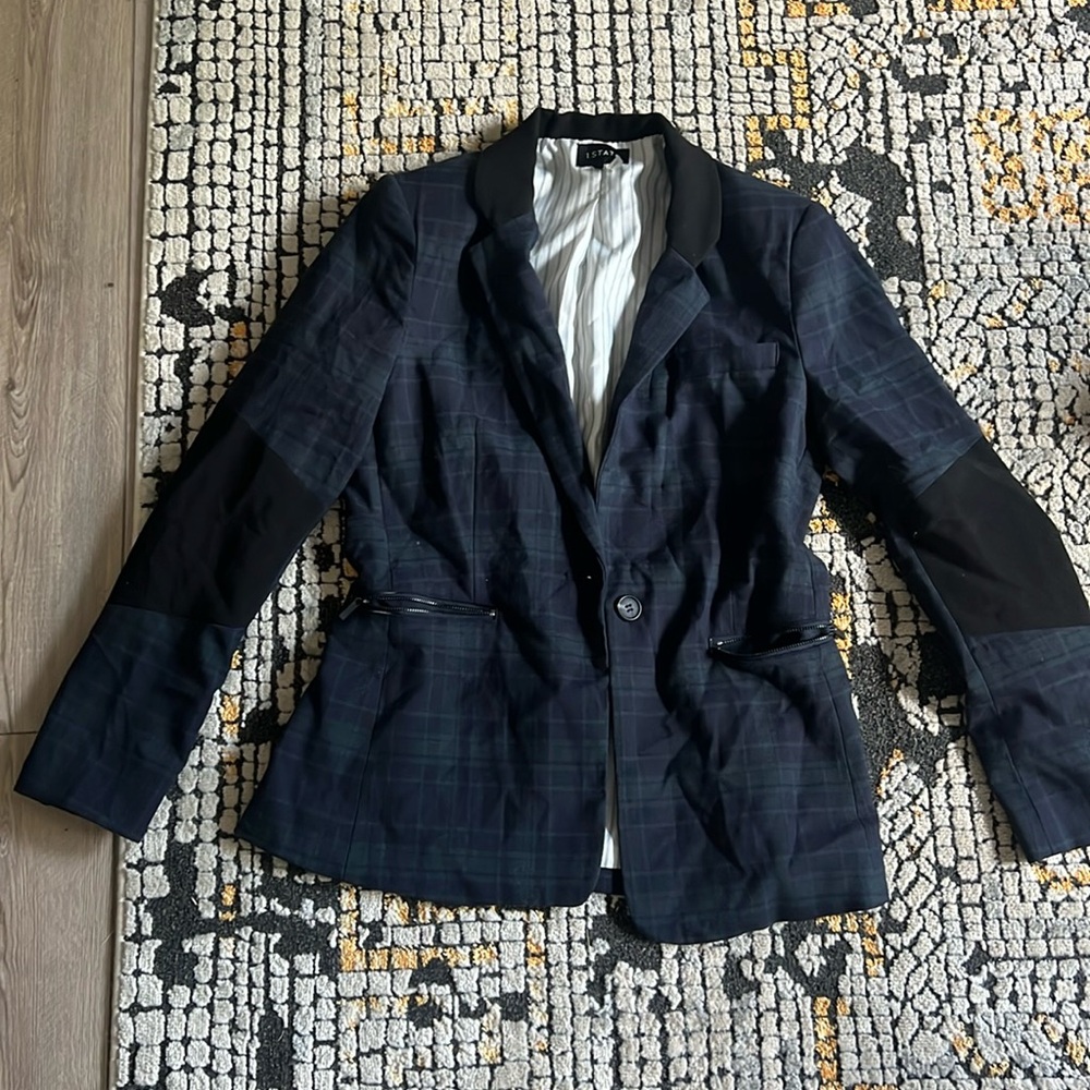 Plaid blazer